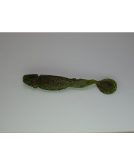 Itty's Secret Baits Lil Spanks Green Pumpkin Red 3.5in Itty's Secret Baits Lil Spanks Green Pumpkin Red 3.5in