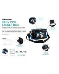 Sensation Baby Pro Bag Blue/Black/White