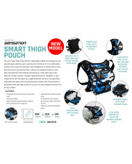 Sensation Smart Thigh Pouch Blue/Black/White