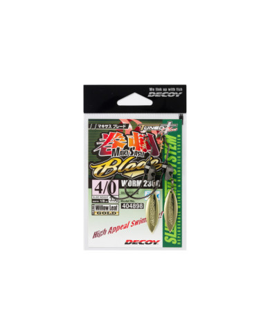 Decoy Makisasu Blade Worm230G Underspin Hooks