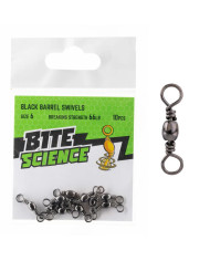 Bite Science Barrel Swivels Size 6 66lb 10pc