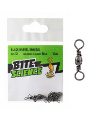 Bite Science Barrel Swivels Size 12 36lb 10pc