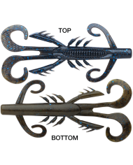 Rapala Crush City Hedgehog Black Blue Green Pumpkin 4in