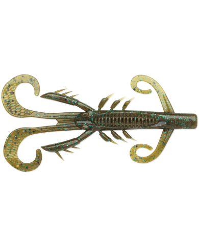 Rapala Crush City Hedgehog Green Pumpkin Blue 4in