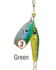 Pro-Hunter Tiny Spinner Green Gold 7g 1/4oz
