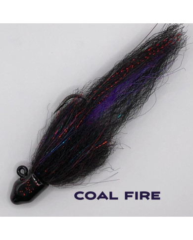 Wildsports Angling WSA Flirt 1/8oz 1 Mustad Jig Coal Fire