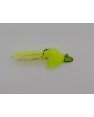 Wildsports Angling WSA Flirt 1/8oz 1 Mustad Jig Yellow Sun