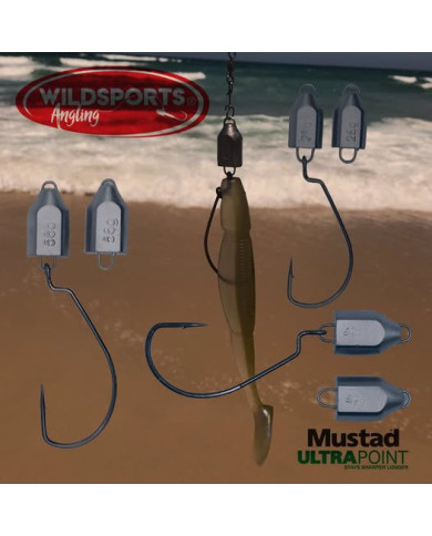 Wildsports Angling Weedless Saltwater Jighead 1.5oz 5/0 1pc