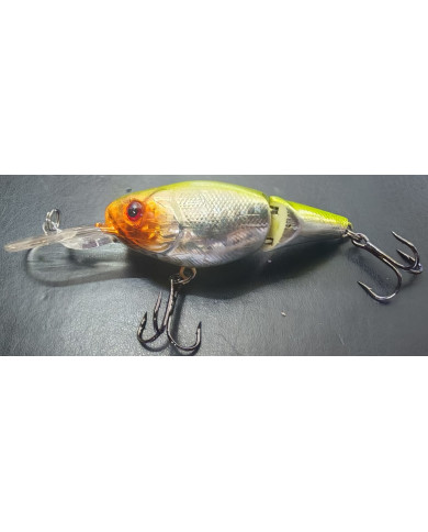 React Segmented Diver Lime Silver 3 1/2in 3/8oz 3-7ft