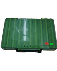 Ittys/ Lurecast Crank/Jerkbait/Jig Double Sided Tackle Box Green Trans Grey 34*22*5cm