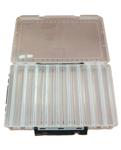 Ittys/ Lurecast Crank/Jerkbait/Jig Double Sided Tackle Box Clear 34*22*5cm