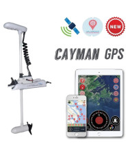 HASWING CAYMAN B GPS White 12V 55lb 54in Bow Mount Trolling Motor