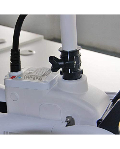 HASWING CAYMAN B GPS White 12V 55lb 54in Bow Mount Trolling Motor