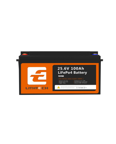 Lithtech 24 V 100 Ah Bluetooth Smart Lithium Battery Pack