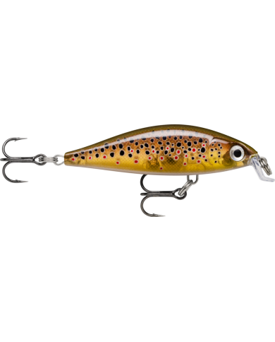 Rapala X Light Minnow Live Brown Trout 1/8oz 2-3ft