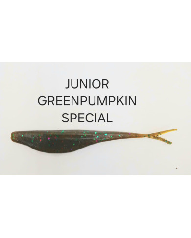 Itty's Junior Green Pumpkin Special (Junior Fluke) 3.75in