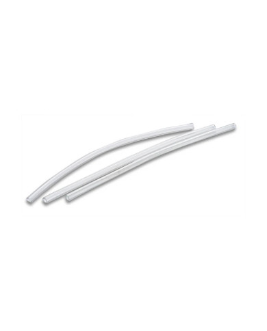 Mustad Pvc Stiff Tubing  2mm Clear 80mm 10pc