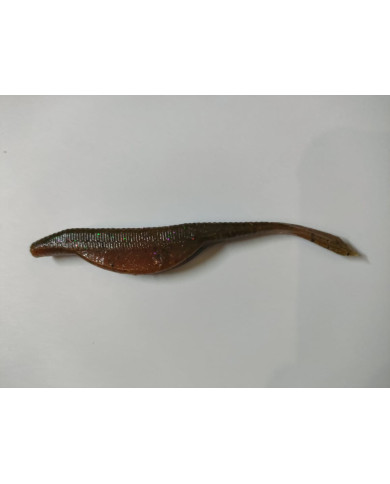 Itty's Secret Baits GS100 SS+ (Heavy Tail Fluke) Amber Laminate 4.75in