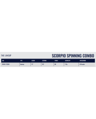 Okuma Scorpio Spin 7ft Medium Heavy 2pc / SP3000-A Combo