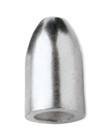 Sensation Worm Bullet Tungsten Weight Silver 1/8oz 4pc
