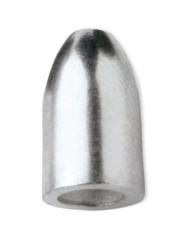 Sensation Worm Bullet Tungsten Weight Silver 3/16oz 4pc