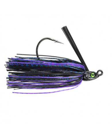 6th Sense Divine Swim Jig Black Light 3/8oz