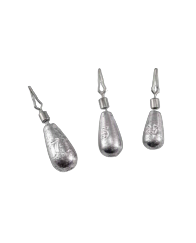 CMF Bass Pear Drop Shot Weights 5g 5pc