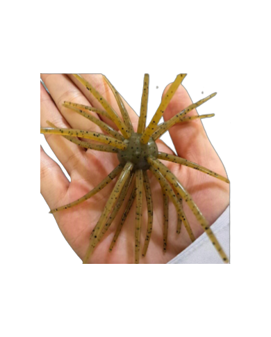 CMF Bass Bug Ball Large Green Pumpkin Black 3/4in Ball 4 1/2in 1pc