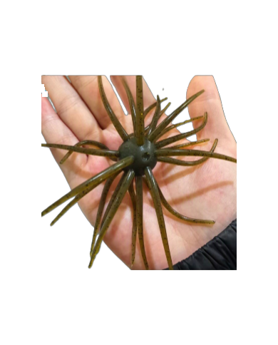 CMF Bass Bug Ball Large Dark Green Pumpkin Black 20mm Ball 4 1/2in 1pc