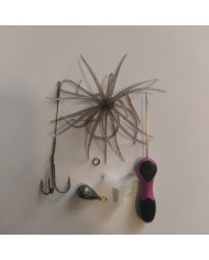 CMF Bass Bug Ball Rig #1 Treble 14g Weight 8cm Rig 1pc