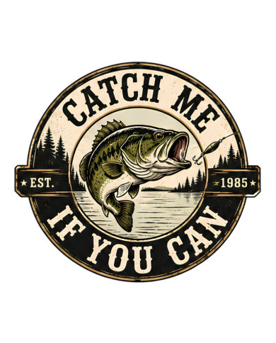 My Sticker Life - Catch me if you can (022) 6.5cm(H) x 6.5cm(L) Magnet