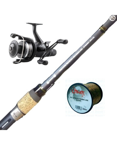 Shimano Baitrunner ST 6000 RB Reel / Shimano Tribal AC1 10ft 3.6lb 25-100g 2pc Rod / Ultimate X3 Line 7lb - Combo