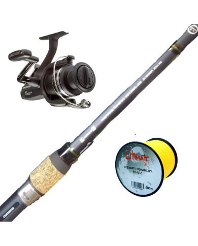 Shimano Baitrunner ST 4000 RB Reel / Shimano Tribal AC1 8ft 3.2lb 20-80g 2pc Rod / Ultimate X2 Line 5lb - Combo