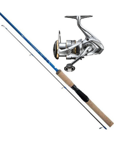 Shimano Sedona FJ 4000XG Spinning Reel / Shimano Nexave AX Tiger 7ft Heavy 2pc Rod - Tiger Combo