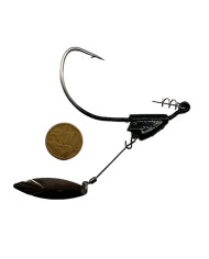 CMF Bass Weighted Swimbait Underspin 5/0 1/4oz 1pc (10c piece not included  for scale purposes )