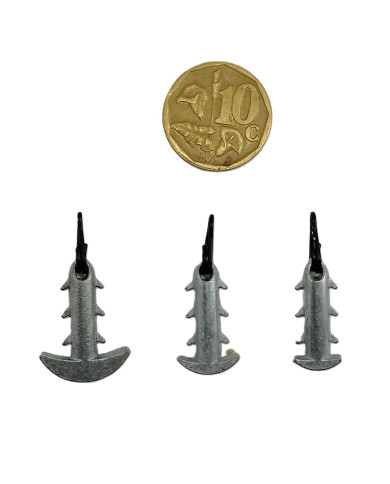 CMF Bass Bug Ball Weight 1.3g 5pc (10c piece for scale  - not included)