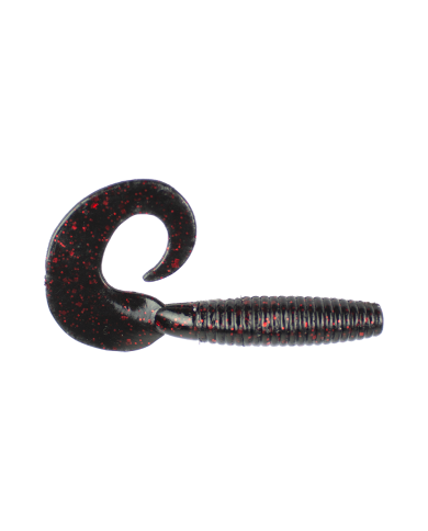 Cullem Value Series Grub Black Red 3in 5pk