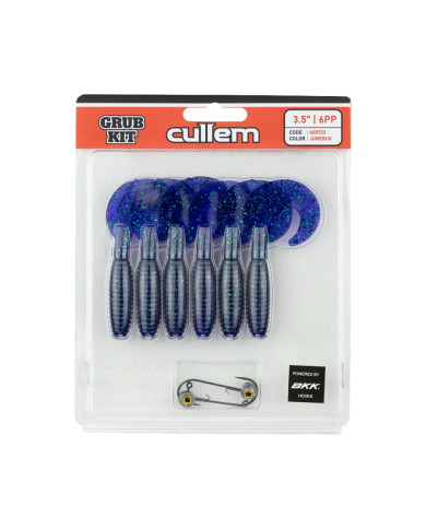 Cullem Pro Series Grub Kit - Junebug 3.5in 8pk