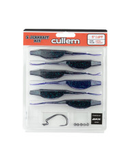 Cullem Pro Series Soft Jerkbait Kit - Junebug 5in 12pk