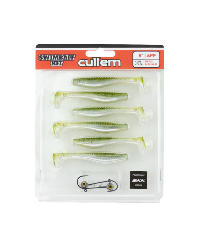 Cullem Pro Series Soft Swimbait Kit - Baby Bass 5in 8pk