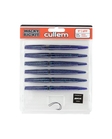 Cullem Pro Series Wacky Rig Kit - Junebug 5in 8pk