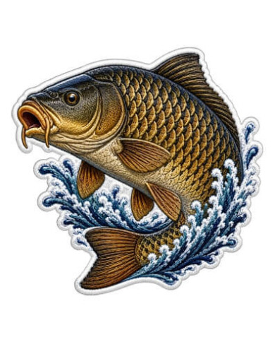 My Sticker Life - Splash - Carp (032) 6.5cm(H) x 6.5cm(L) Magnet