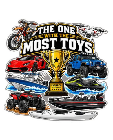My Sticker Life - Most Toys (038) 6.5cm(H) x 6.5cm(L) Magnet