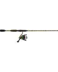 Sensation Fish Ops Pink Camo 6ft 6in MH 2pc Spinning Combo
