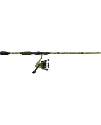 Sensation Fish Ops Green Camo 7ft MH 2pc Spinning Combo
