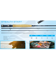 Stealth Start 8ft 6in 4/5wt 4pc Fly Rod