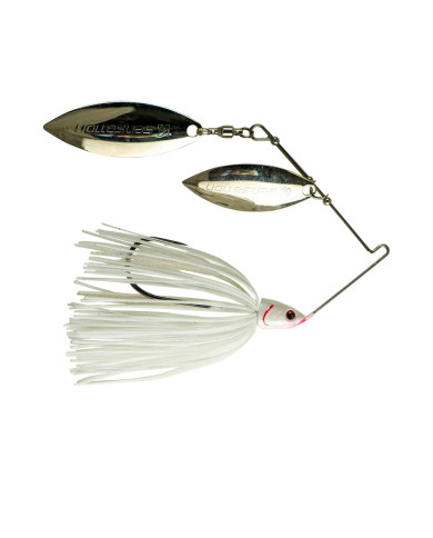 Sensation Echo Double Willow 1/2oz Spinnerbait wsWS White