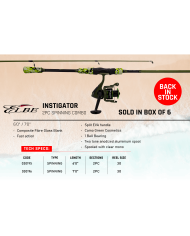 Elbe Instigator 7ft Medium 2pc Spinning Rod/ Instigator 3000 Combo