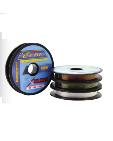 Elbe XBalance 10lb 0.25mm 100m Clear Nylon Copolymer line