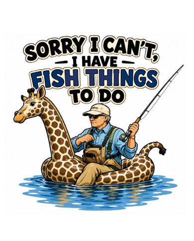 My Sticker Life - Sorry I Can't (007) 6.5cm(H) x 6.5cm(L) Magnet